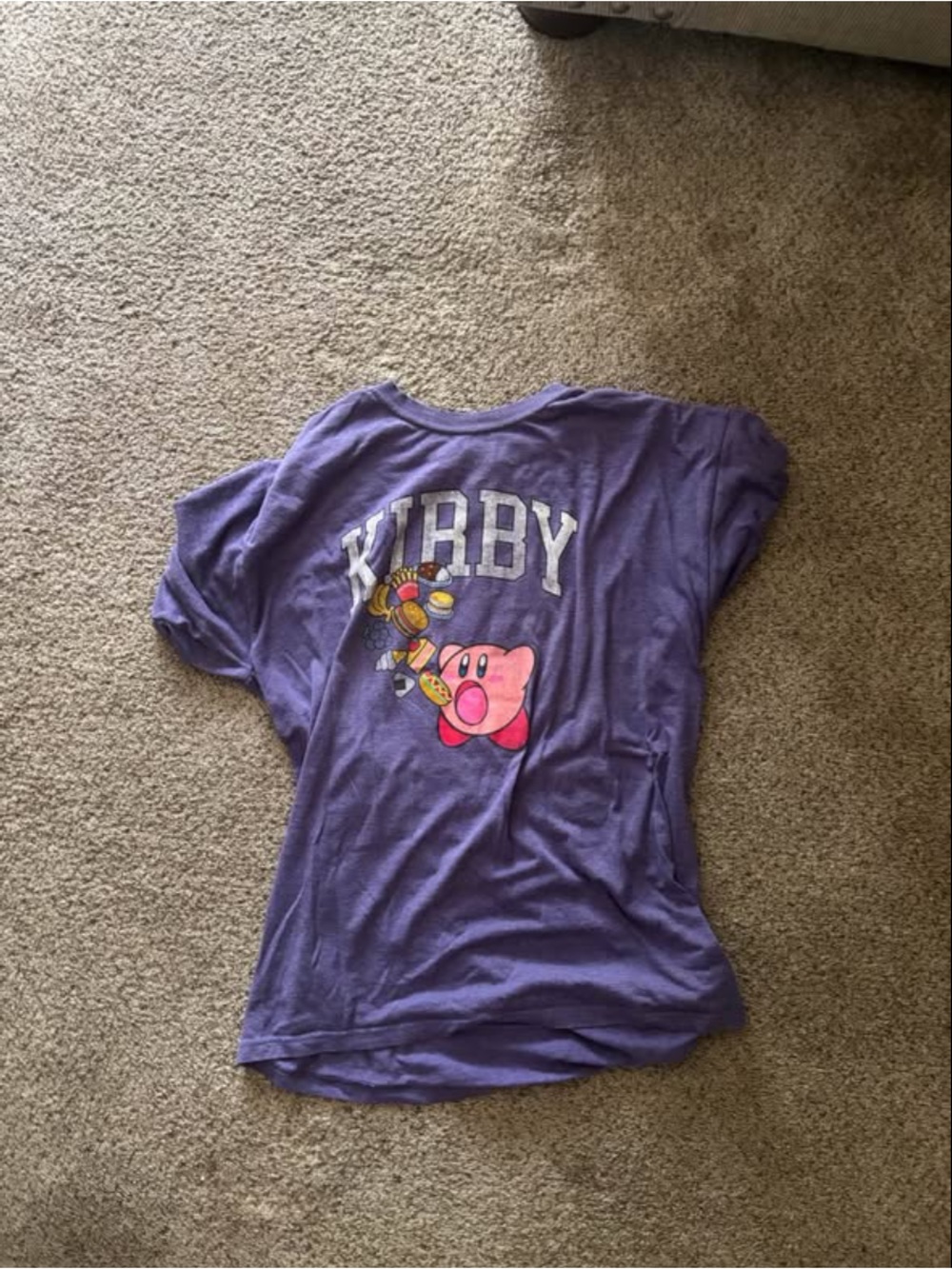 Kirby Purple Graphic Tee